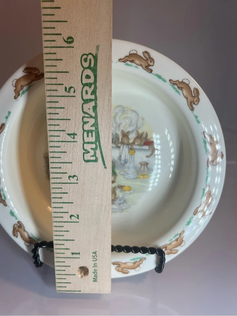 Royal Doulton (U.K.) English Fine Bone China Bunnykins “Bath Time” 1936 Bowl